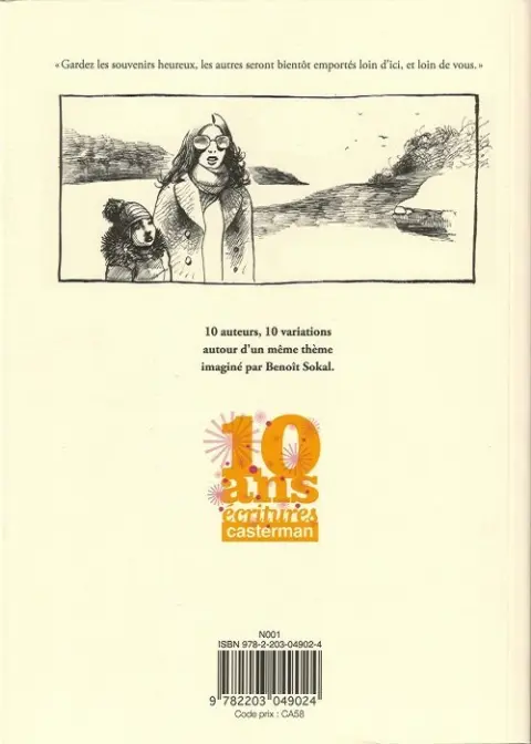 Verso de l'album La Villa sur la falaise
