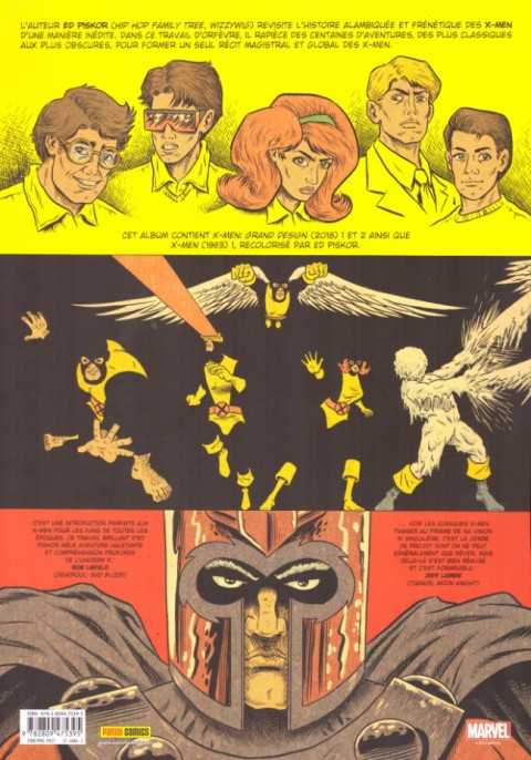 Verso de l'album X-Men - Grand Design N° 1