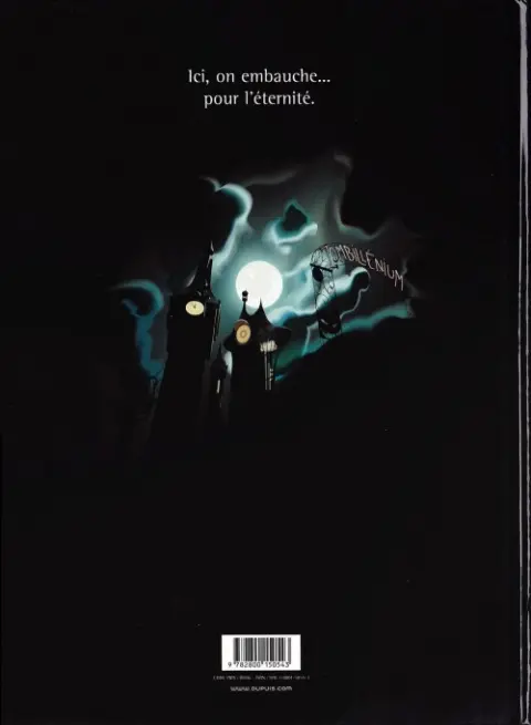 Verso de l'album Zombillénium 2 Ressources humaines