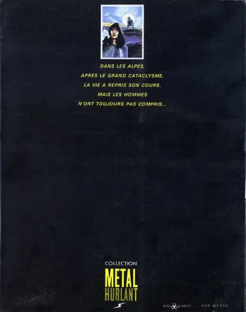Verso de l'album Armalite 16 Tome 2 Lune blanche Armalite 16 (seconde époque)