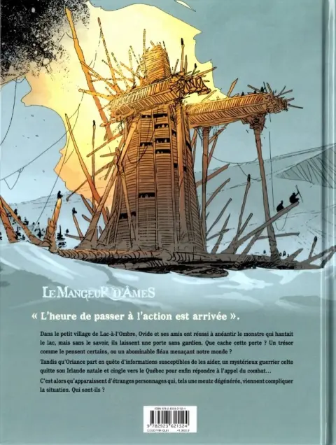 Verso de l'album La Bête du Lac Tome 2 La porte