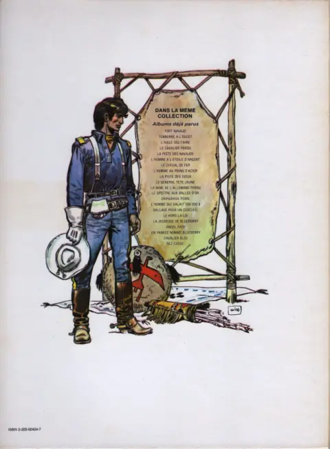 Verso de l'album Blueberry Tome 7 Le cheval de fer