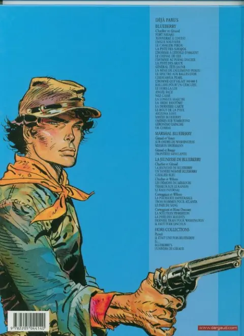 Verso de l'album La Jeunesse de Blueberry Tome 3 Cavalier bleu