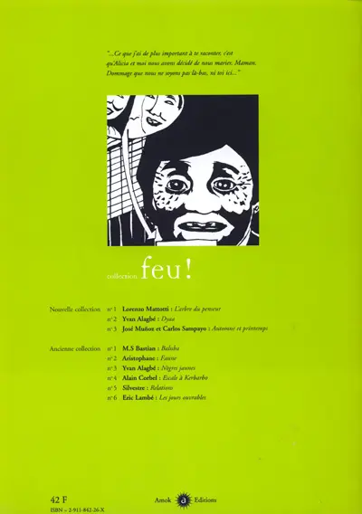 Verso de l'album Automne et printemps