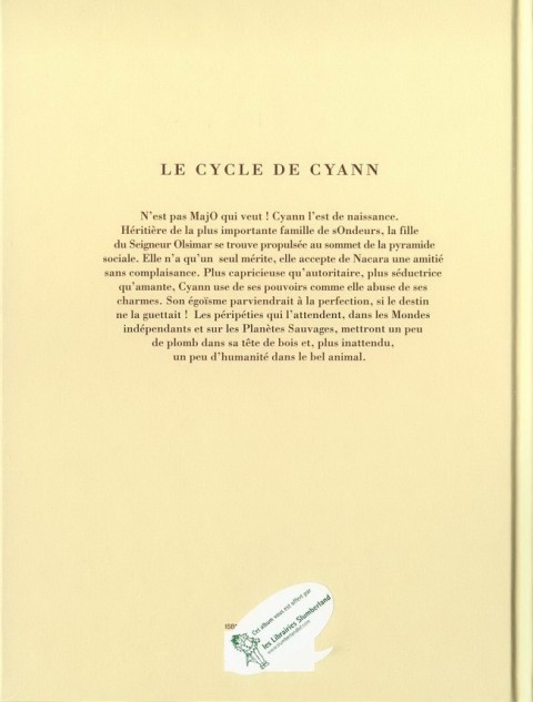 Verso de l'album Le Cycle de Cyann Tome 5 Les Couloirs de l'Entretemps