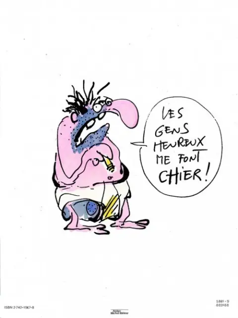 Verso de l'album Gros dégueulasse