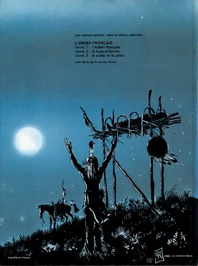 Verso de l'album L'Indien Français Tome 2 La lune enterrée
