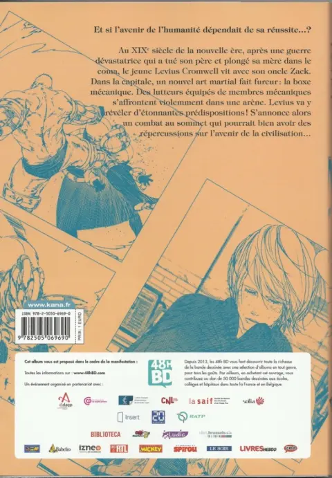 Verso de l'album Levius Vol. 1
