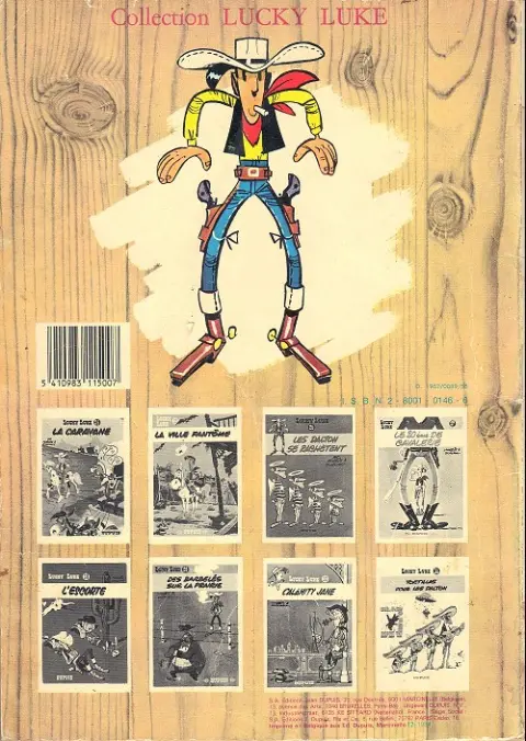 Verso de l'album Lucky Luke Tome 7 L'Elixir du Docteur Doxey