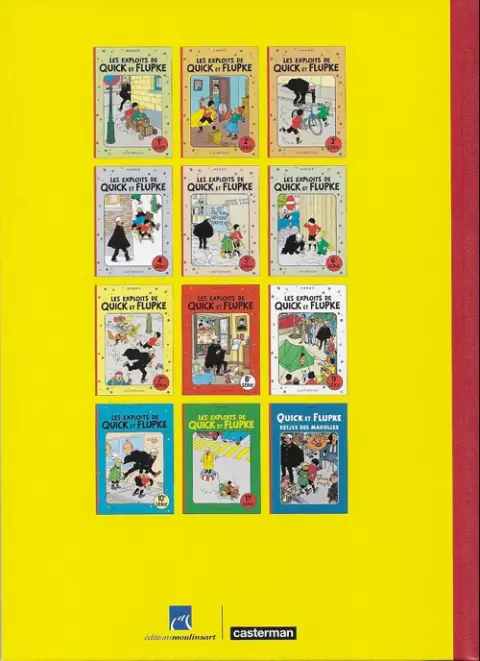 Verso de l'album Quick et Flupke - Gamins de Bruxelles 4e série