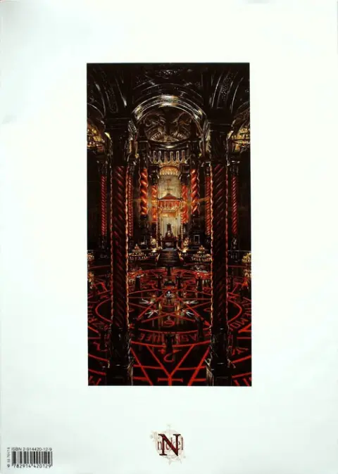 Verso de l'album Requiem Chevalier Vampire Tome 6 Hellfire club