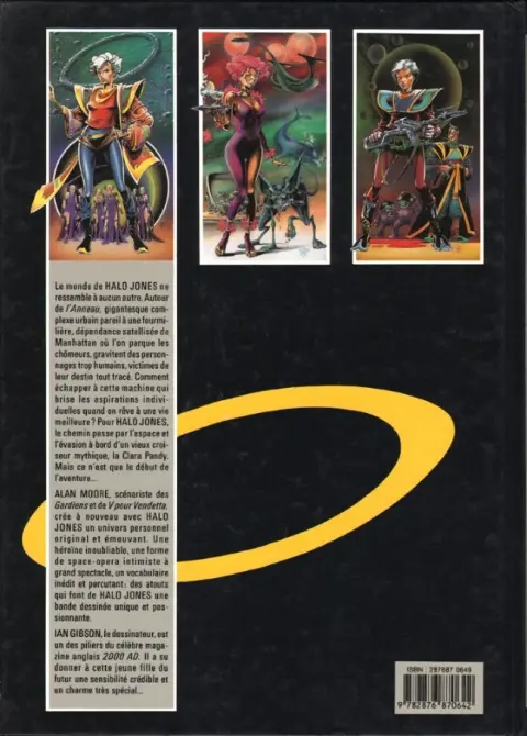 Verso de l'album La Ballade de Halo Jones Tome 1 L'Anneau
