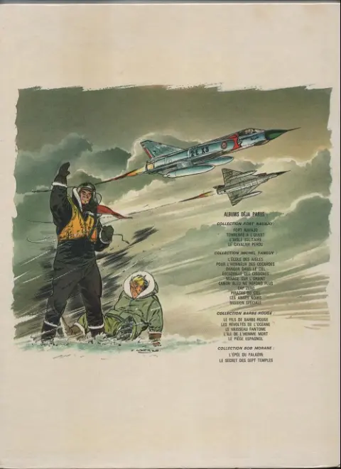Verso de l'album Tanguy et Laverdure Tome 5 Mirage sur l'Orient
