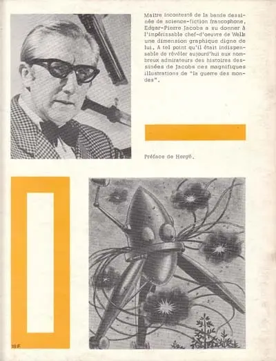 Verso de l'album La guerre des mondes
