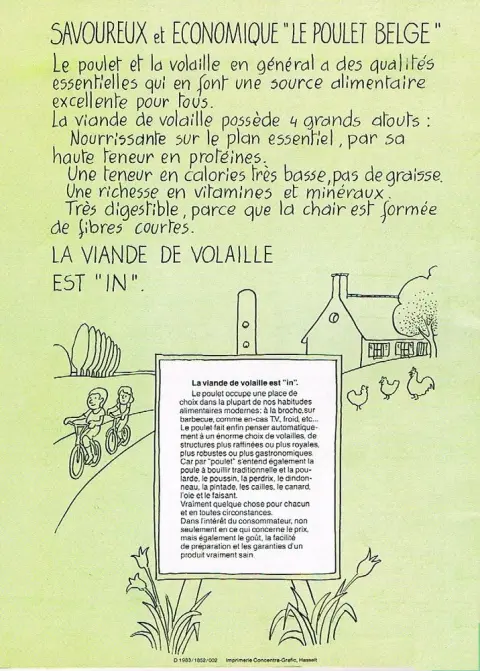 Verso de l'album Le Banquet remplumé