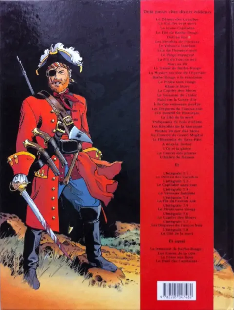 Verso de l'album Barbe-Rouge Tome 32 L'ombre du démon