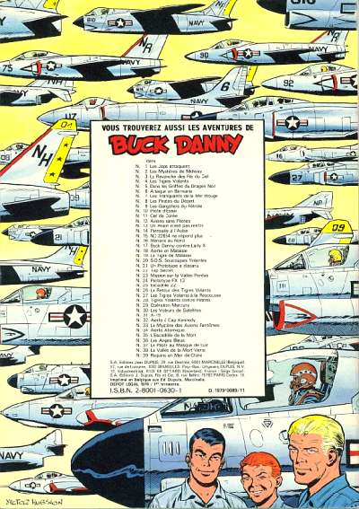 Verso de l'album Buck Danny Tome 40 La reine fantôme Ghost Queen