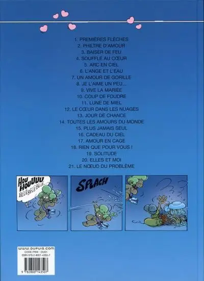 Verso de l'album Cupidon Tome 21 Le nœud du problème