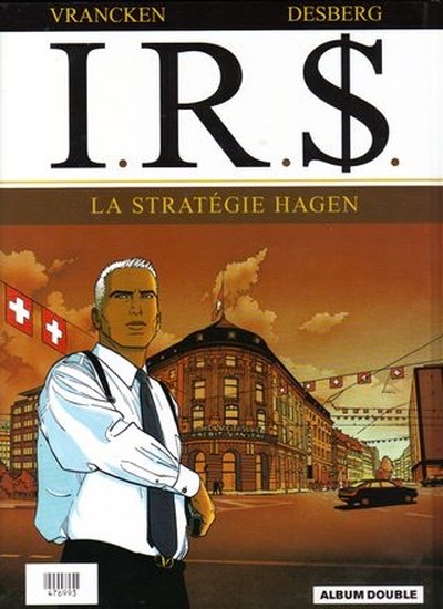Verso de l'album I.R.$. La voie fiscale / La stratégie Hagen