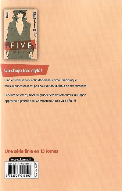 Verso de l'album Five 15