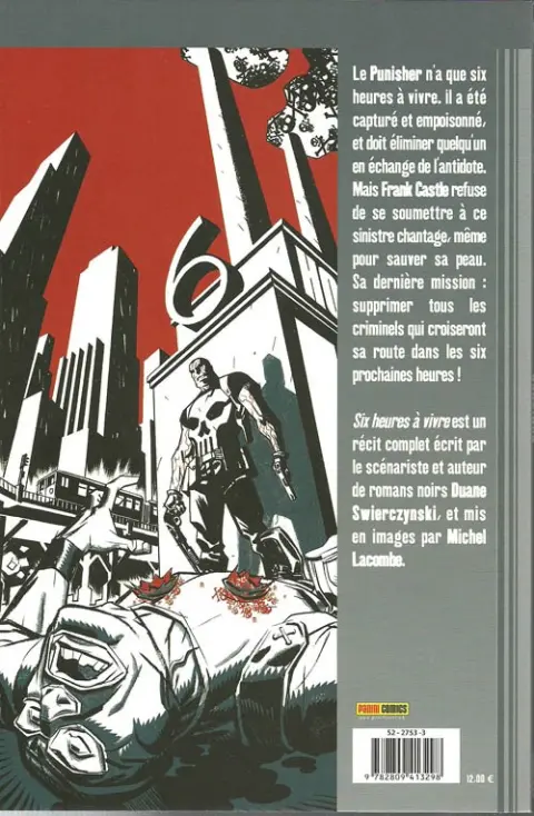 Verso de l'album Punisher Tome 16 Six heures à vivre