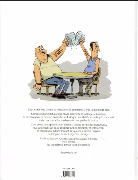 Verso de l'album Bière pour tout le monde ! (ou presque)