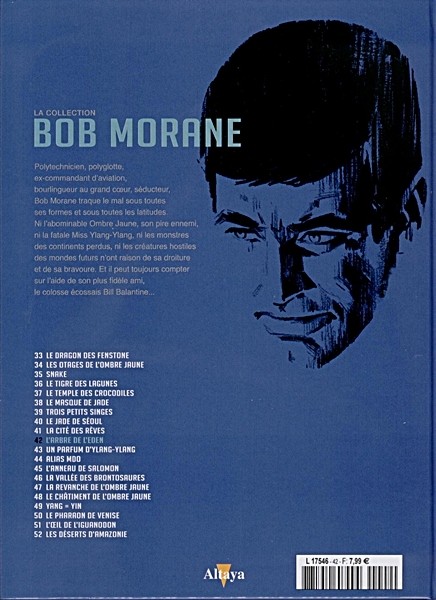 Verso de l'album Bob Morane La collection - Altaya Tome 42 L'Arbre de l'Eden