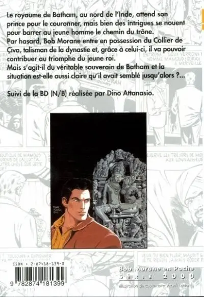 Verso de l'album Bob Morane Tome 4 Le Collier de Civa