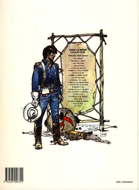Verso de l'album Blueberry Tome 12 Le spectre aux balles d'or