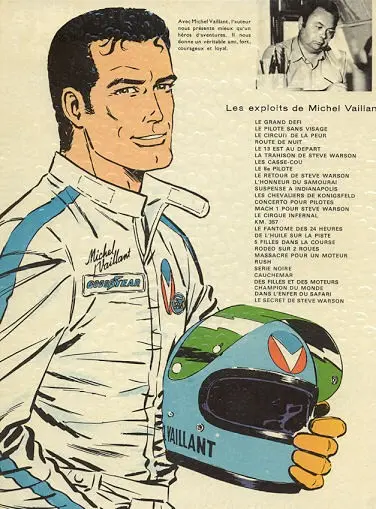 Verso de l'album Michel Vaillant Tome 28 Le secret de Steve Warson