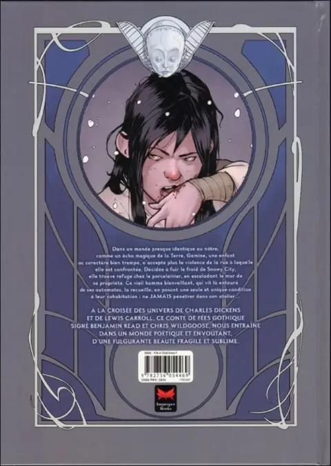 Verso de l'album Porcelaine Tome 1