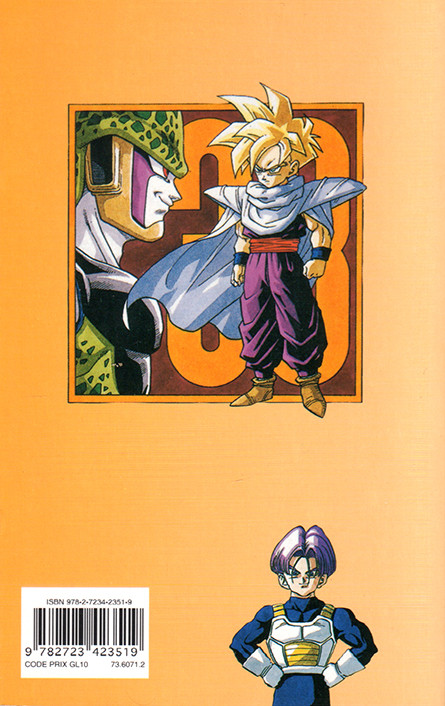 Verso de l'album Dragon Ball Tome 33 Le Défi