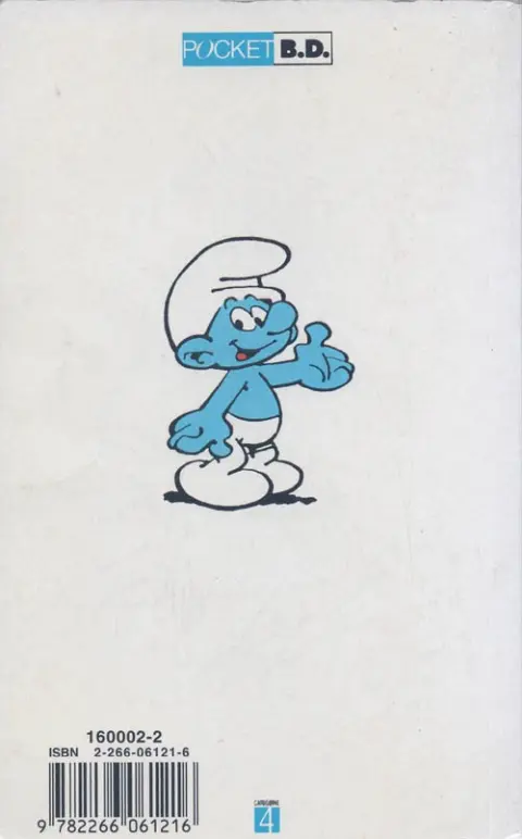 Verso de l'album Les Schtroumpfs Tome 16 Le Schtroumpf financier