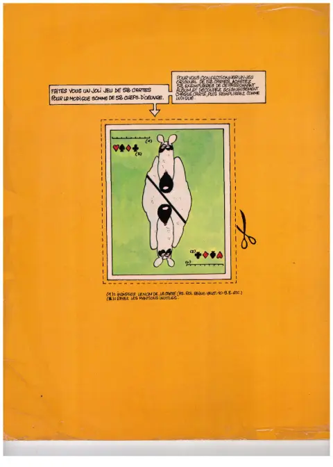 Verso de l'album Kador Tome 1