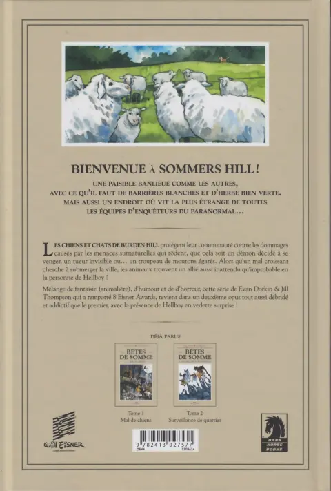 Verso de l'album Bêtes de somme Tome 2 Surveillance de quartier