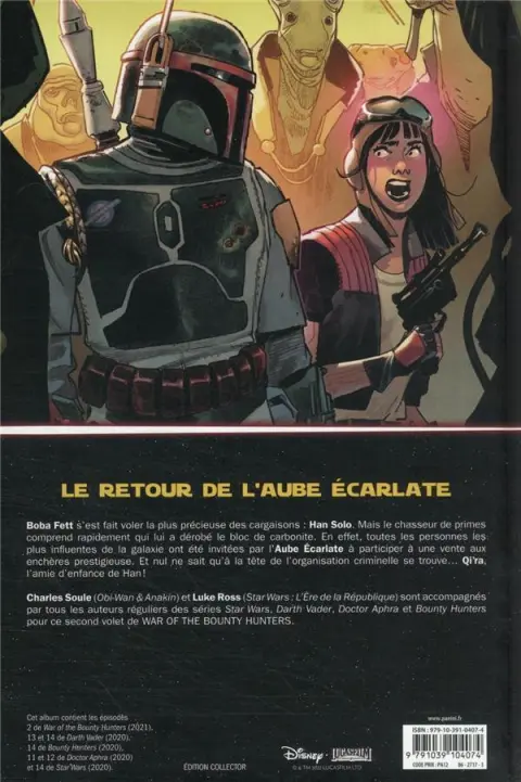 Verso de l'album Star Wars - War of the Bounty Hunters Tome 2/5
