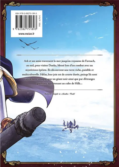 Verso de l'album Skeleton knight in another world Tome VI