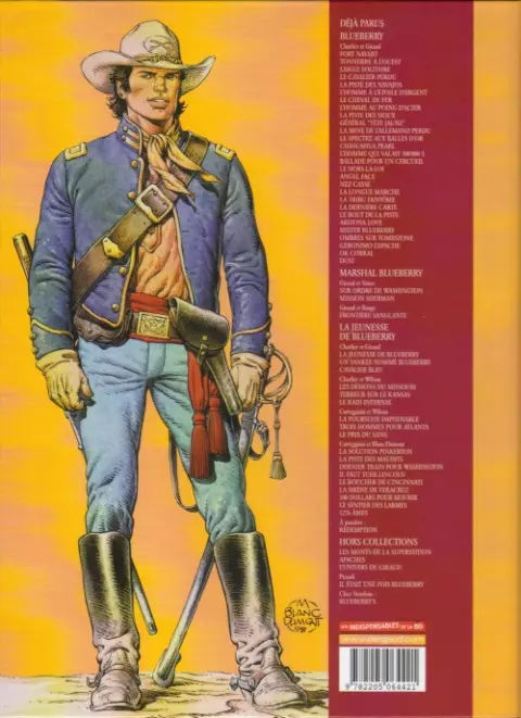 Verso de l'album La Jeunesse de Blueberry Tome 13 Il faut tuer Lincoln