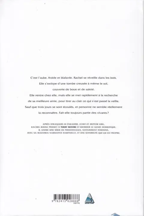 Verso de l'album Rachel Rising Intégrale 1