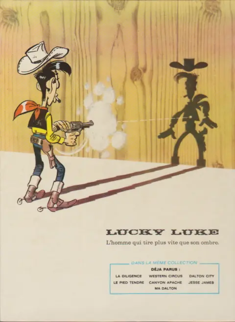 Verso de l'album Lucky Luke Tome 33 Le Pied-Tendre