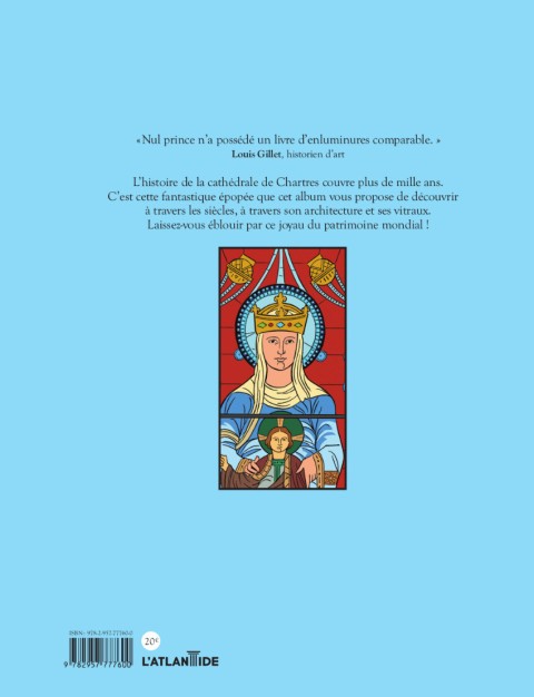 Verso de l'album Chartres Histoire d'une Cathédrale