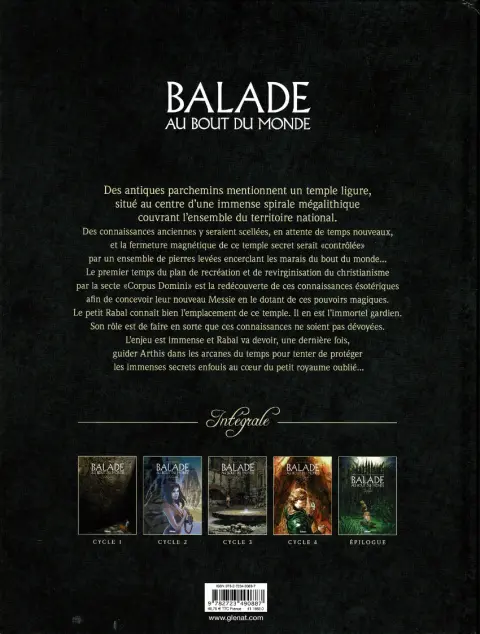Verso de l'album Balade au Bout du monde Intégrale Cycle 4