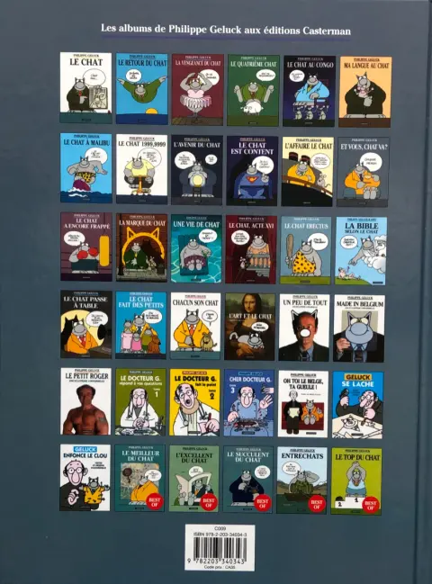 Verso de l'album Le Chat Tome 12 Et vous, Chat va?