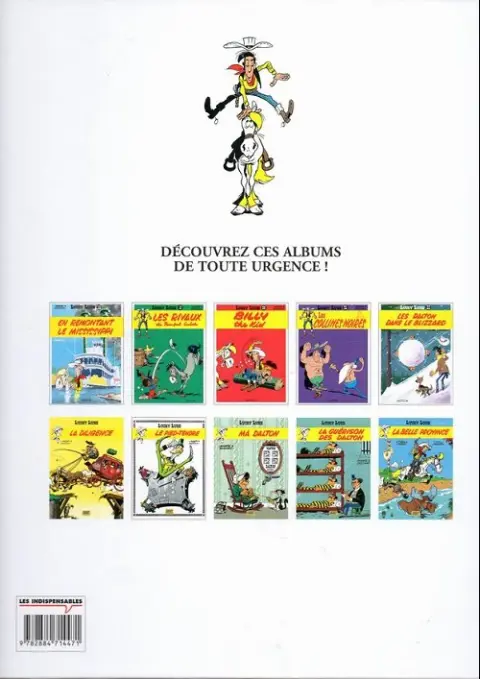 Verso de l'album Lucky Luke Tome 48 Le Bandit manchot