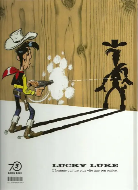 Verso de l'album Lucky Luke Tome 35 Jesse james