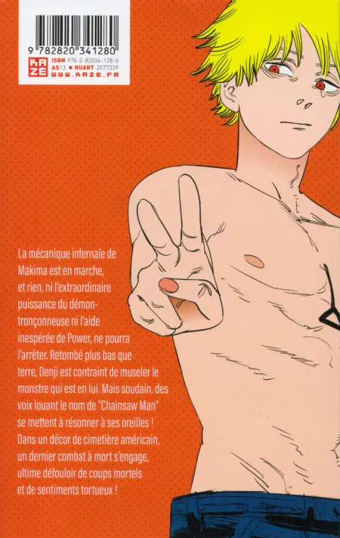 Verso de l'album Chainsaw Man 11