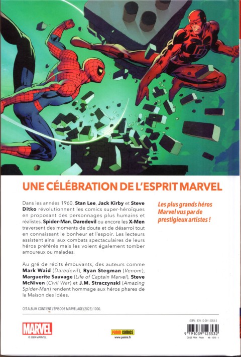 Verso de l'album Marvel Age 1000