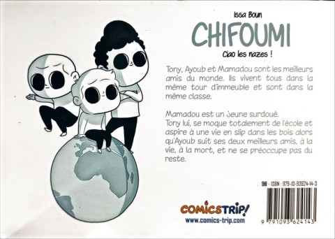 Verso de l'album Chifoumi 1 Ciao les nazes !