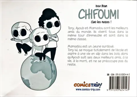 Verso de l'album Chifoumi 1 Ciao les nazes !