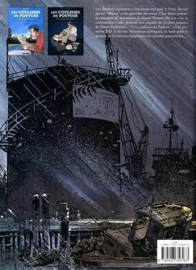 Verso de l'album Les coulisses du pouvoir Tome 2 Au service du Parti